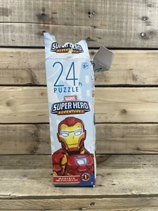 Marvel Super Hero Adventures Ironman 24 Pieces Jigsaw Puzzle Cardinal 11x9 Game - Picture 1 of 8