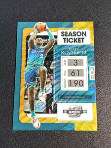 2021-22 Panini Contenders Optic Terry Rozier III Gold Wave /10 #60