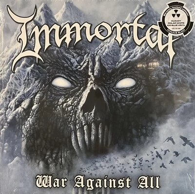 Immortal – War Against All LP 2023 Nuclear Blast 5809-1 [White W/ Blue Splatter] - Image 1 of 4