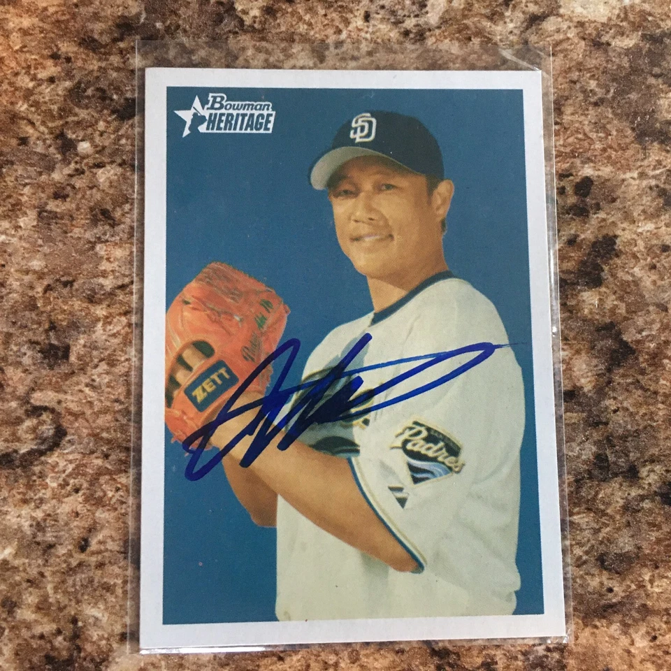 Akinori Otsuka Signed 2006 Bowman Heritage Auto San Diego Padres - Image 1 of 1