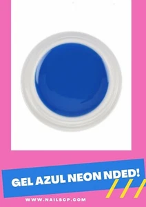 GEL COLOR NEON AZUL nded SIN ETIQUETA Alta Calidad UV NEON GLOW SUN 5ml - Imagen 1 de 1