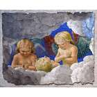 Vatican Fresco Cupid Angels 1480 Semi Metallic Gloss 20 X 25