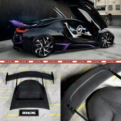 Kits de carrocería de alerón trasero FRP sin pintar para BMW i8 cupé 2014-2020 Foto 1 de 4
