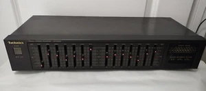 ⭐Stereo Graphic Equalizer Technics 7 Band 2 Channel Freq Response SH-8028 Japan⭐ - Picture 1 of 6