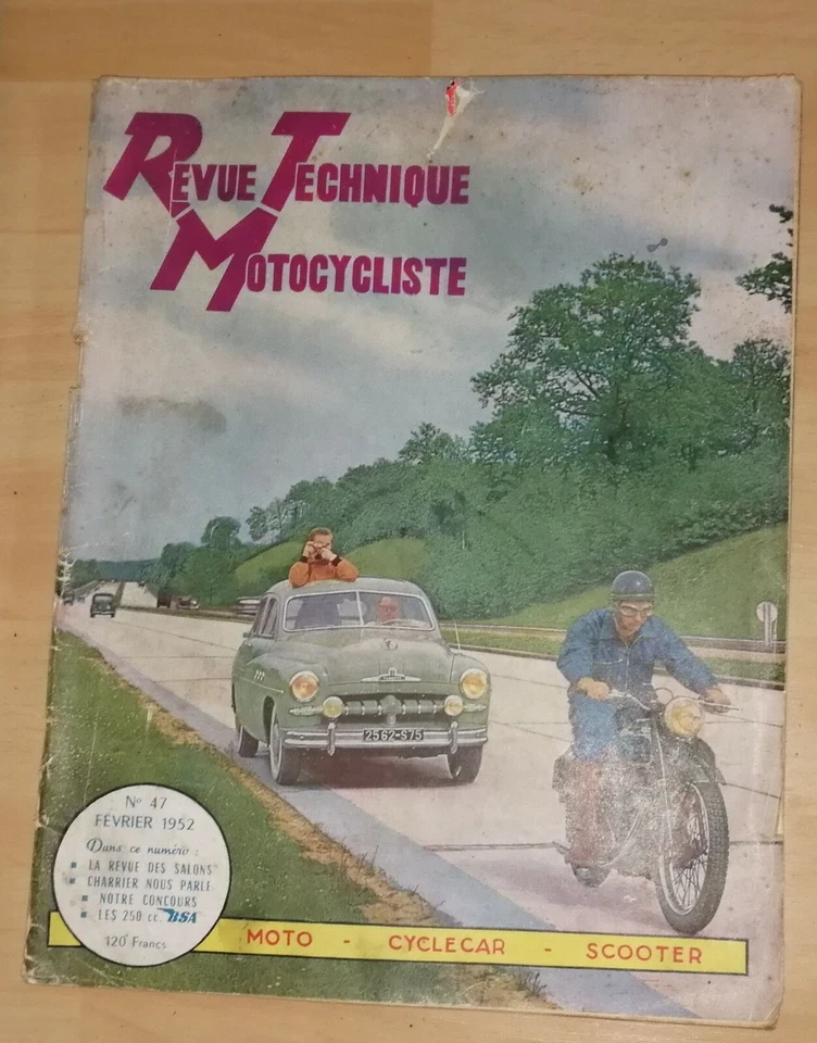 * RTM revue technique motocycliste moto n 47 fevrier 52  250 BSA . Types C10 C11 - Photo 1/1