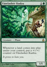 MTG magic cards 1x x1 Light Play, English Vinelasher Kudzu Ravnica