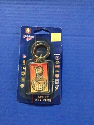Vintage NBA Philadelphia 76ers Old LOGO KEY CHAIN Keychain  2002 Wincraft - Image 1 of 2