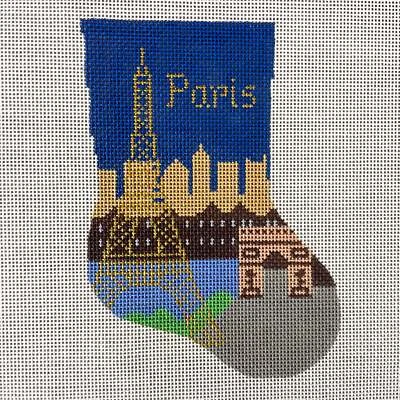 Mini calcetín Silver Needle Paris lona punta de aguja #447 Foto 1 de 4