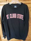 Men's St. Cloud State Black Long Sleeve Black Mv Sport Sweatshirt Sz. M