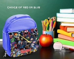 Baby Marvel Avengers Lunch Bag Kids Personalised School Lunch Box Name Printed - Picture 1 of 3