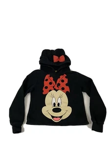 Disney Toddler Girls' Minnie Hoodie with Bow and Ear, , Black, Size S - Picture 1 of 5