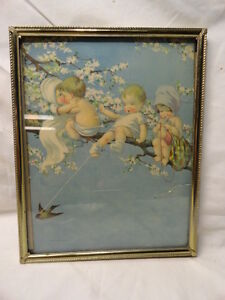 Children & Infants Limited Edition Signed Print in Frame 1900-1949 8x10"