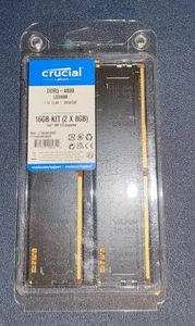 Crucial 16GB Double DDR5 4800MHz PC5-38400 RAM 288-Pin Desktop Arbeitsspeicher 4800 uDIMM - Bild 1 von 1