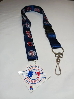Minnesota Twins Two-Sided Quick Release Clip Lanyard Keychain  New - Image 1 of 3