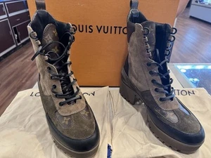 Louis Vuitton Desert Combat Boots Women's 40EU(10US) LS(347688) - Picture 1 of 15