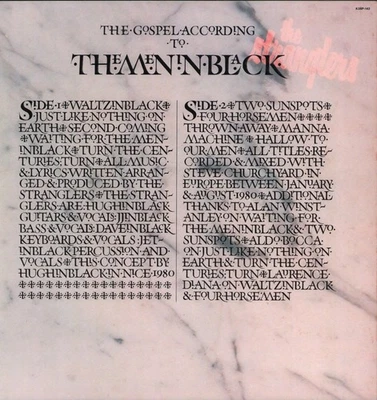 Stranglers Gospel According To the Meninblack LP vinyl Japan Liberty 1981 in - Image 1 of 4