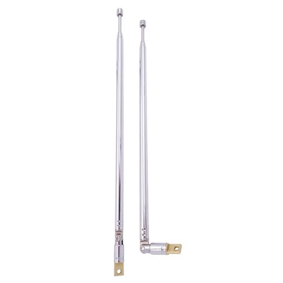 FANCASEE FM Radio Antenna, 2-Pack Telescopic AM FM Radio Antenna Replacement Antenna f...