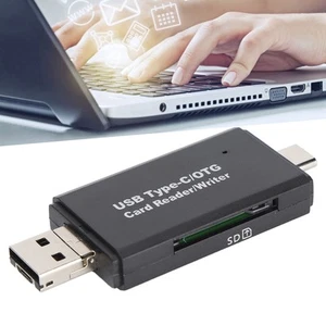 Memory Card Reader High Speed Transmission Type C/Otg Card Reader For Mobile SPC - Zdjęcie 1 z 12