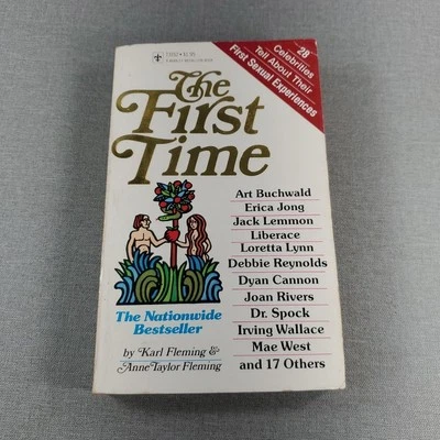 THE FIRST TIME by Karl Fleming 1976 Vintage Paperback Celebrity First Sexual - Image 1 of 4