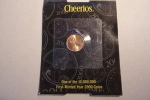 2000 Cheerios Lincoln Sealed Cent With COA United States Mint-BU! - Picture 1 of 3