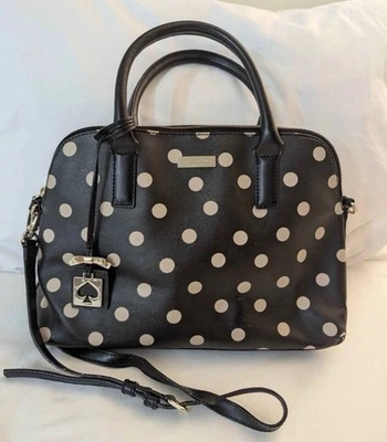 Bolso de mano Kate Spade Wellesley Rachelle a lunares con bandolera para mujer  Foto 1 de 4