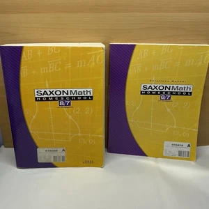 Saxon Math 8/7 Homeschool with Prealgebra Student Textbook & Solutions Manual - Picture 1 of 14