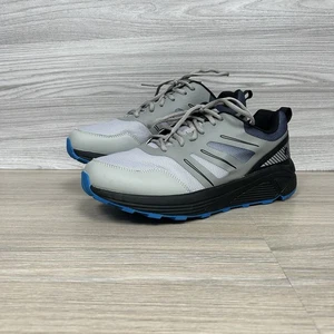 Fitville Marca All Traction Trail Running Shoes Trainers Size 10.5 Grey Blue Gym - Picture 1 of 15