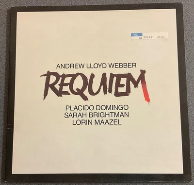 ANDREW LLOYD WEBBER,REQUIEM,VINTAGE 1984 GATEFOLD ALBUM.12” LP33.EX/EX - Image 1 of 4