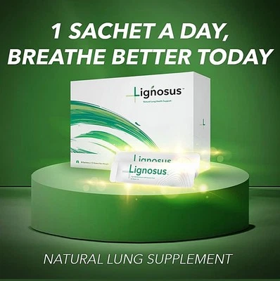 HEALTH PLUS Lignosus | Best Natural Respiratory Health Supplement - 30 Sachet Box