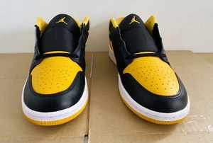 Nike Air Jordan 1 Low Yellow Ochre-White' UK 10.5/US 11.5/EU 45.5 - Picture 1 of 12