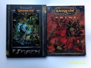Warmachine Wrath HC & Prime Steam Powered Miniatures Combat PB First Printings - Picture 1 of 6