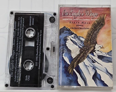 STEVE HALL - ON EAGLE'S WINGS (Cassette, 1996, Bankbeat) SH008C - Image 1 of 2