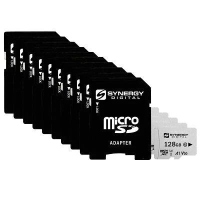 Synergy Digital 128GB, UHS-I MicroSDXC Memory Cards - Class 10, U3 - Pack of 10 - Image 1 of 4