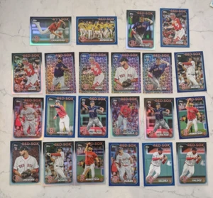 2024 Topps Team Set Builder Lot Red Sox Eggs Royal Blue Rainbow Rafaela hamilton - Picture 1 of 1
