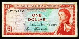 ESTADOS DEL CARIBE ORIENTAL. 1 dólar 1965. 13e - Imagen 1 de 2