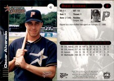 Oscar Alvarado 2001 Multi-Ad Pittsfield Astros #23 Card *AutographDen*