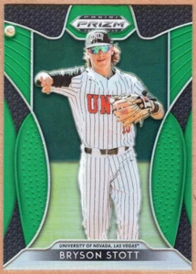 Bryson Stott - Panini Prizm Draft Picks 2019 verde Prizm RC - Imagen 1 de 2