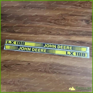 LX188 Rasentraktor Motorhaube beide links rechts Streifen Aufkleber Sticker Teil - Bild 1 von 2