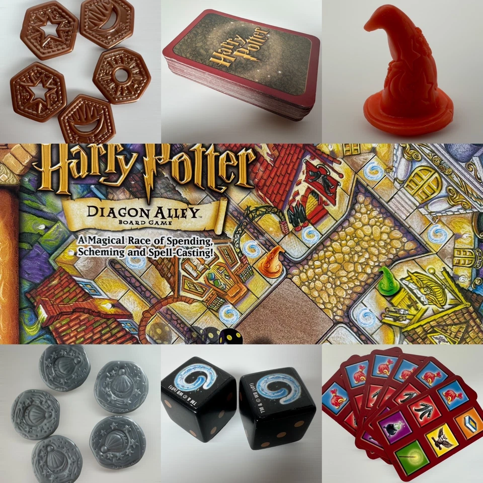 Harry Potter Dragon Alley Board Game by Mattel 2001 Spare Playing Pieces... - Image 1 of 1