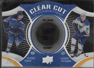 2018-19 UD klar geschnittene Fundamente #CCF25 Brayden Schenn/Vladimir Tarasenko - Bild 1 von 2
