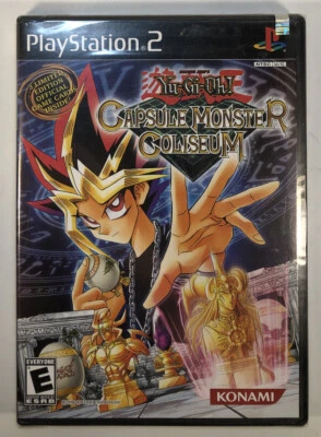 New Sealed Yu-Gi-Oh! Capsule Monster Coliseum (PlayStation 2, 2004) PS2 Blk Lbl - Image 1 of 4