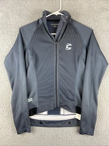 Cannondale Gray Full Zip Jacket Cycling Pocket Women Sz Large Style 5F138 - Picture 1 of 12