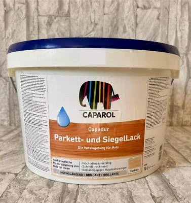 Caparol Caparol Parkett- Siegellack 10 l hochglänzend PU Versiegelung für Holz  - Bild 1 von 2