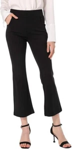 Ginasy Capri Pants for Women Business Casual Summer Dressy Pull On Black 2XL-New - Picture 1 of 5