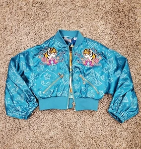 Disney Store Jasmine Kids Aladdin Live Action Film Raja Bomber Size 2 - Picture 1 of 6