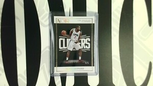 Kawhi Leonard 2020-21 Panini Noir Gold Association Edition 4/5 #70