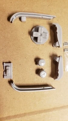 Gameboy Advance GBA/AGB-001 Buttons-Bumpers, shoulders & face (matte finish) - Image 1 of 3