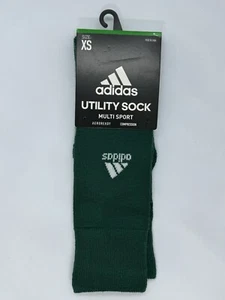 adidas Utility Multi Sport OVER-The-CALF SOCKS Green Compression Unisex - Sz XS - Picture 1 of 3