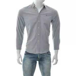 Camicia elegante Oxford Ralph Lauren ragazzo casual con bottoni manica lunga ... - Foto 1 di 7