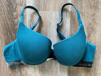 VICTORIA SECRET ~ Sujetador push-up de cobertura completa para camiseta ~ Talla 38C ~ Con aros ~ Sumergimiento profundo Foto 1 de 4